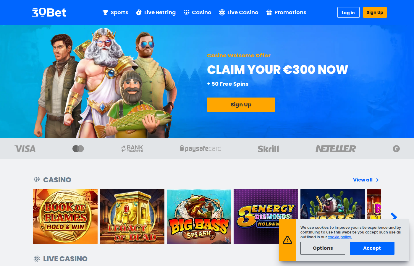30bet Screenshot
